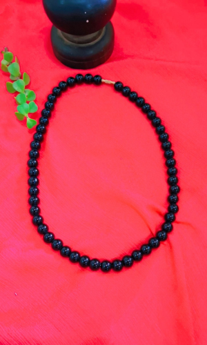 GLASS BEADS BLACK MALA