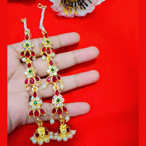 JHUMKA RED EARCUFFS